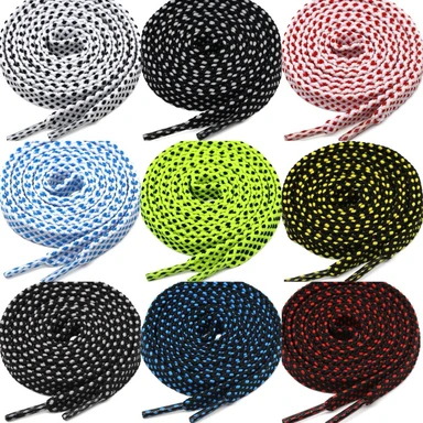 Polka Dot Twill Flat Shoe lace