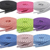 GRAH SANGRAH® (2 Pair (1 Pair Per Single Color) Reflective Unisex Shoelaces For Sport, Running Casual Shoes - 120 CM, White-Black