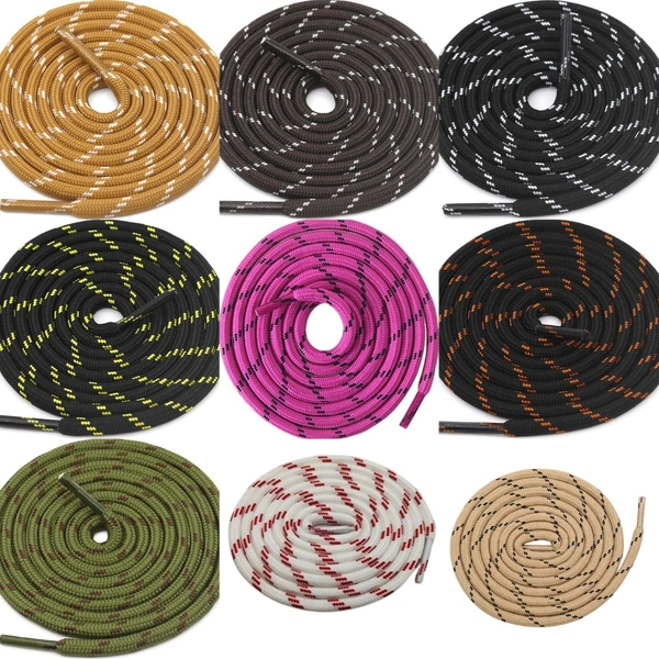 GRAH SANGRAH® (2 Pair) Shoes Laces Athletic Shoelaces For Sport/Running Shoes Shoe Strings - 120 CM, Clam Shell