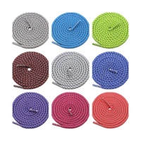 GRAH SANGRAH® 2 Pair (1 Pair Per Single Color) Round Shoelaces For Sport, Running Casual Shoes Laces - 120 CM, Grey-Maroon