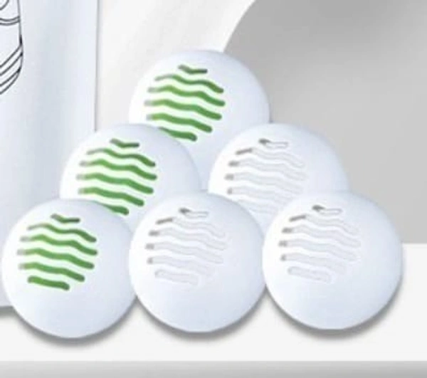 GRAH SANGRAH® (6 pcs) Deodorizer Balls Shoe Cabinet Deodorant Balls Sneaker Air Freshener Balls Gym Bags Lockers Car Sneaker Odor Balls Shoe Deodorizers for Home Office - Free Size