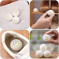 GRAH SANGRAH® (10 Pcs) Deodorizer Balls Shoe Cabinet Deodorant Balls Sneaker Air Freshener Balls Gym Bags Lockers Car Sneaker Odor Balls Shoe Deodorizers For Home Office - Free Size