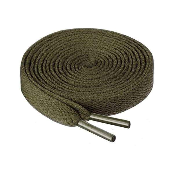 GRAH SANGRAH® 3 Pair (1 Pair Per Single Color) Flat Shoe Lace For Running, Sport Or Gym Shoelace - 120 CM, Army Green _Sky _ Moonlight
