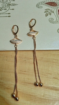 Glamour Rose Gold AD Studs.