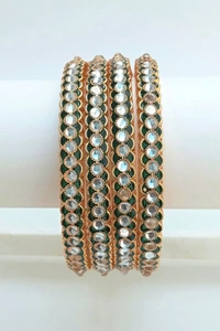 Traditional Metal Bangles Set. - 2.6