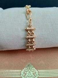 Traditional Rajwadi Brass Meenakari Kundan Bracelet. - to can wear from 22 to 28 size