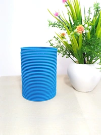 Metal Premium Matte Bangles Set of 3DZN - 2.8, Picton Blue