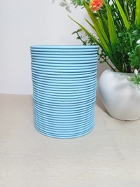 Metal Premium Matte Bangles Set of 3DZN - 2.4, Sky Blue