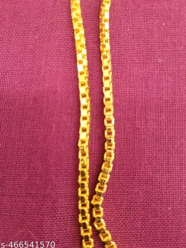Fancy Micro Gold Plated Chain "Combo Pack of 3 " - 