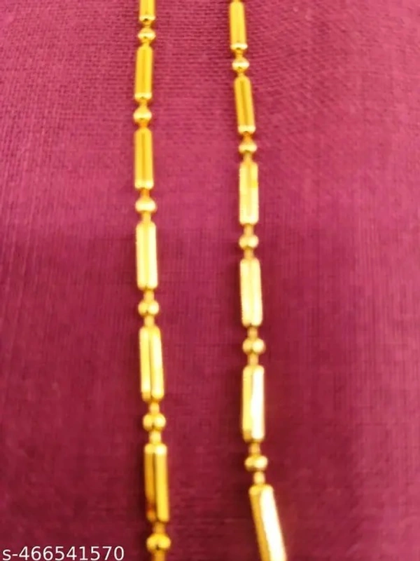 Fancy Micro Gold Plated Chain "Combo Pack of 3 " - 