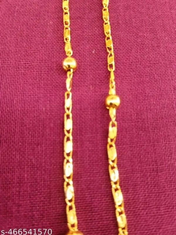 Fancy Micro Gold Plated Chain "Combo Pack of 3 " - 
