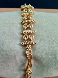 Traditional Rajwadi Brass Meenakari Kundan  Bracelet. - to can wear from 22 to 28 size