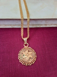Forming Gold Plated Chain Pendant