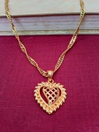 Combo Gold Forming Chain Pendant, Set of 3