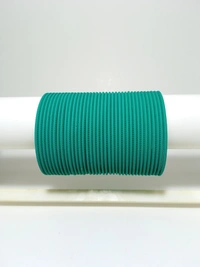Metal Premium Matte Bangles Set of 3DZN - 2.8, Persian Green