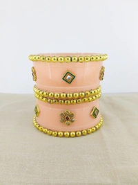 Kundan Rajasthani Dhalu - 2.6, Peach