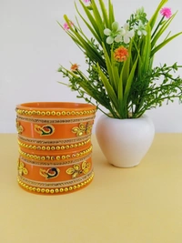 Rajasthani Dhalu Set - 2.8, Orange