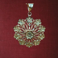 forming Gold Plated  Chain Pendant