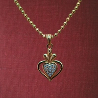 AD Gold Forming Chain Pendant