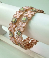Green Mint And Pink Patla Set.  - 2.6, Mint Green & Pink