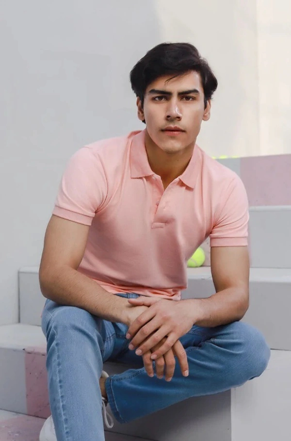 CLUB POLO,T- SHIRT - SUMMER PINK - L, Pink