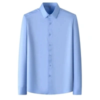 Executive Smooth Long Sleeve Shirt, Pack of 2 combo - L/42, Navy & Chocolate
