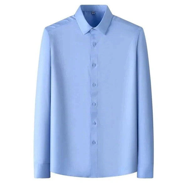 Executive Smooth Long Sleeve Shirt, Pack of 2 combo - L/42, Navy & Chocolate