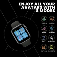 Flix Talkon S12 Pro Smartwatch  - Black