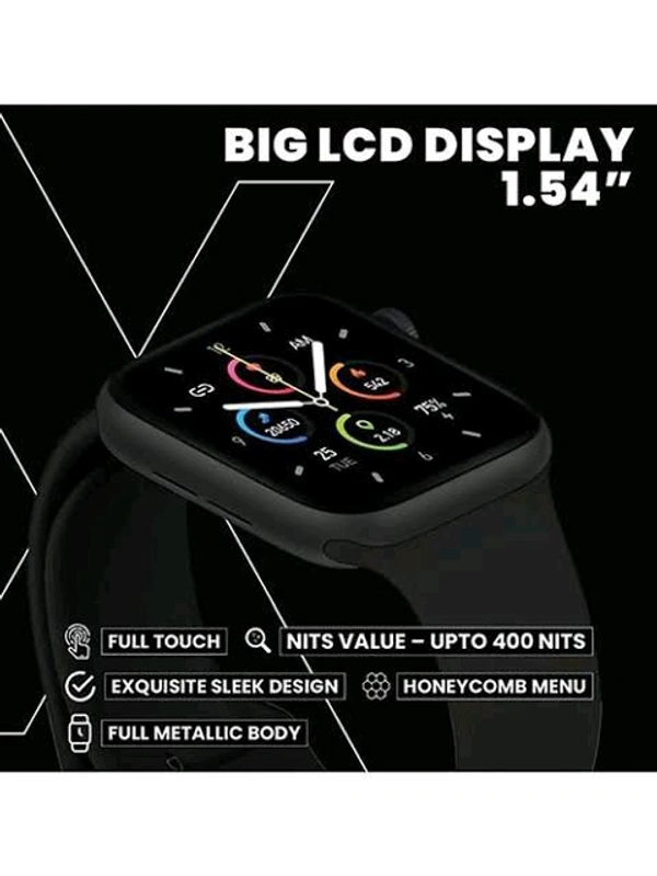 Flix Talkon S12 Pro Smartwatch  - Black