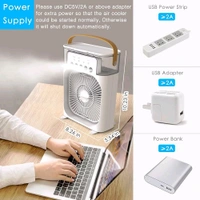 Mini Cooler With Ice - White, Free Size
