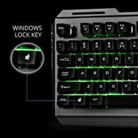 Zebronics Transformer Gaming Keyboard and Mouse Combo,Braided Cable,Durable Al body,Multimedia keys and Gaming Mouse with 6 Buttons, Multi-Color LED Lights, High - Black, Free Size