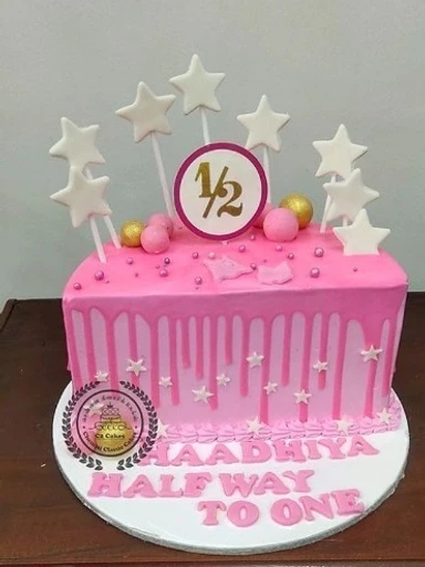 BORN BABY MONTHLY CAKE