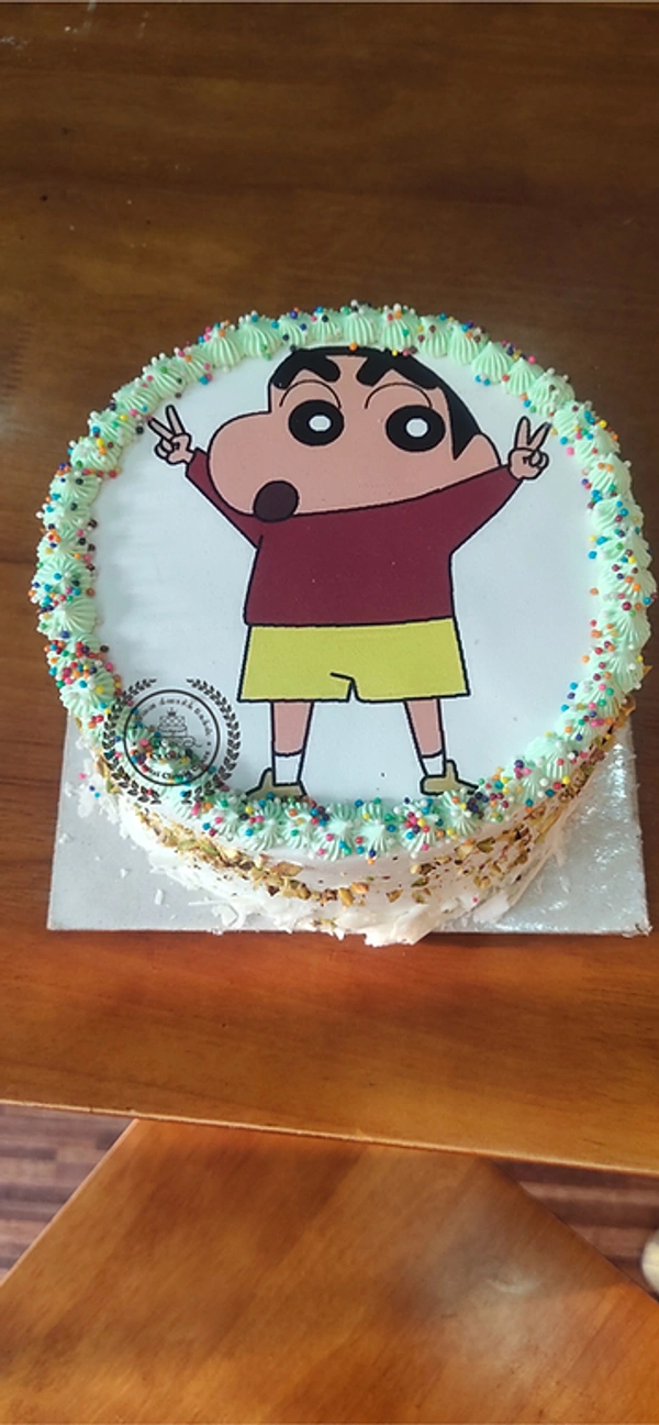 SHIN-CHAN KESAR PISTA CAKE - 1KG