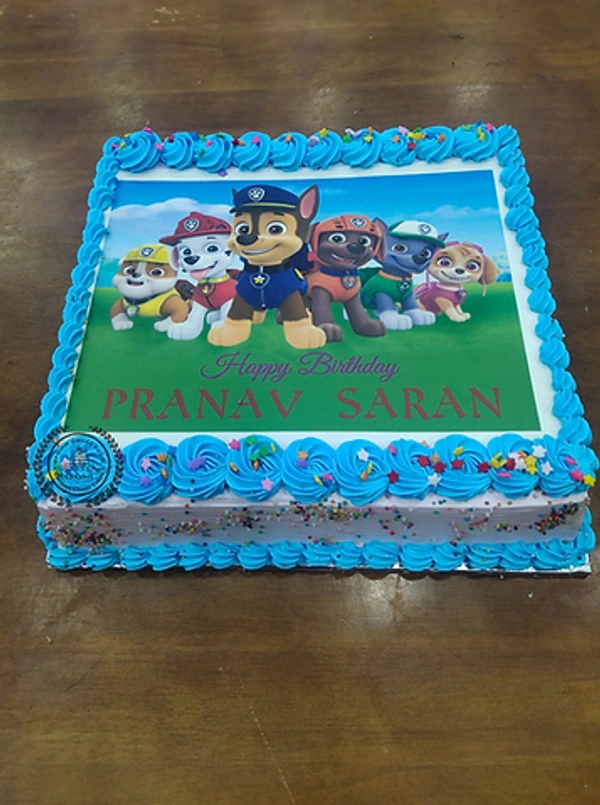 BLUEBERRY PAWPATROL CAKE - 2KG