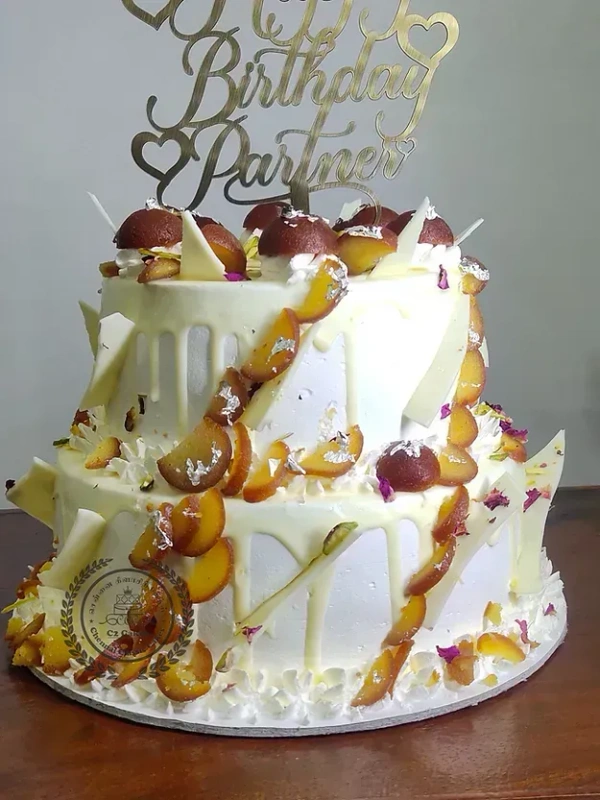 GULAB JAMUN CAKE - 3KG, WITH TOPPER