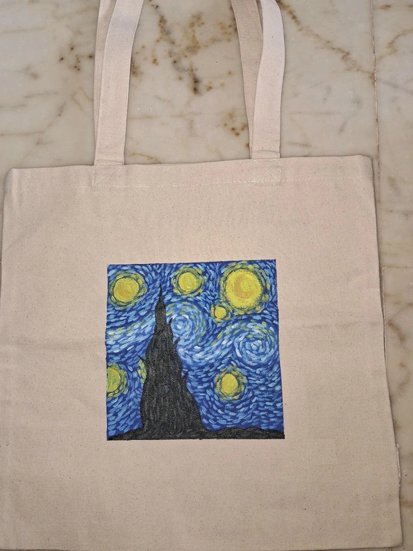 ⋆.🦋༘Starry Night Tote Bag˚⊹♡👜 - 2 Sizes Available