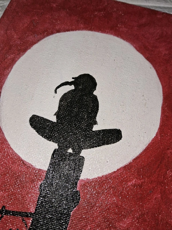🥷🏼Itachi Uchiha Painting❟❛❟ - 6×6 cm
