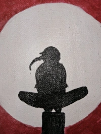 🥷🏼Itachi Uchiha Painting❟❛❟ - 6×6 cm