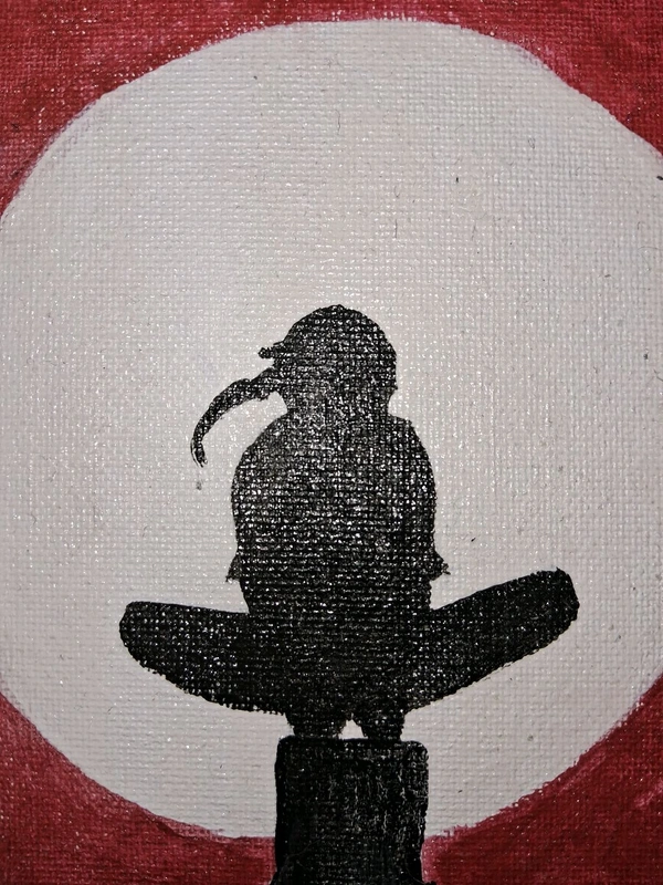 🥷🏼Itachi Uchiha Painting❟❛❟ - 6×6 cm