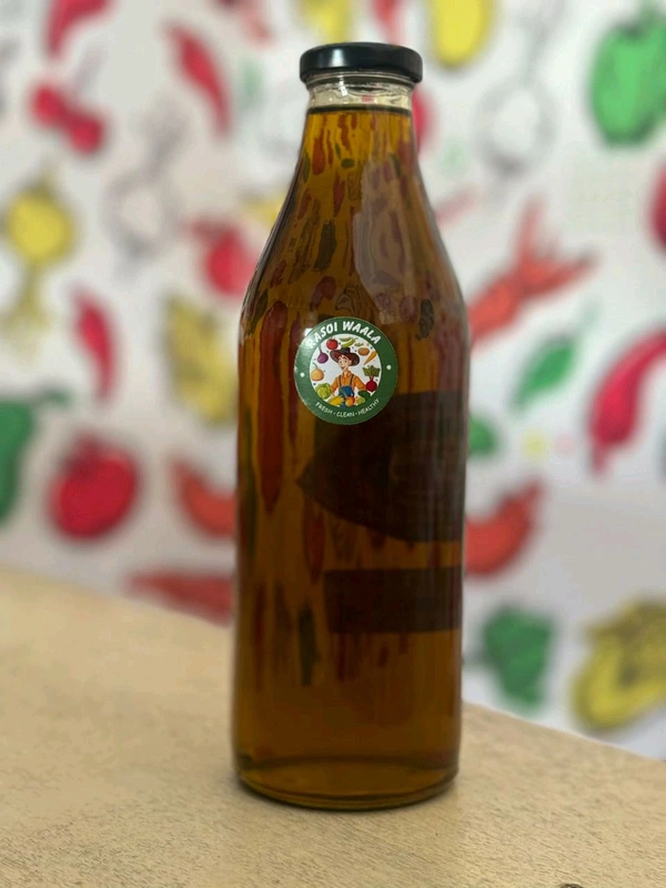 Cold Pressed Sarso Oil 1L Glass bottle