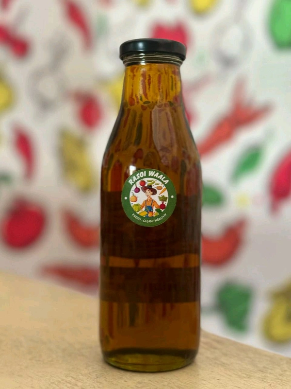 Cold Pressed Sarso Oil 500 ml Glass bottle