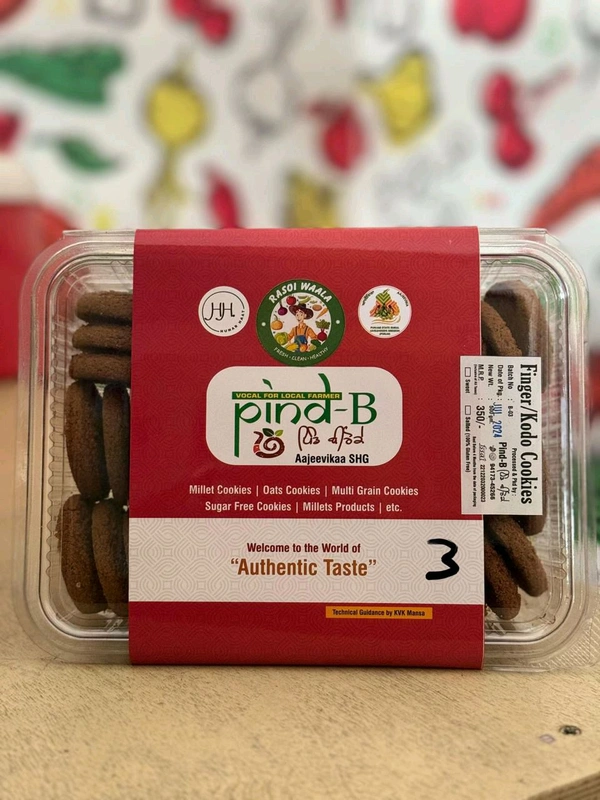 Ragi Kodra Biscuits - Sweet - 500 grams