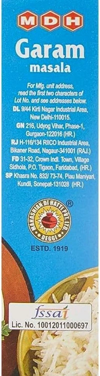 MDH GARAM MASALA 100GM - 100GM