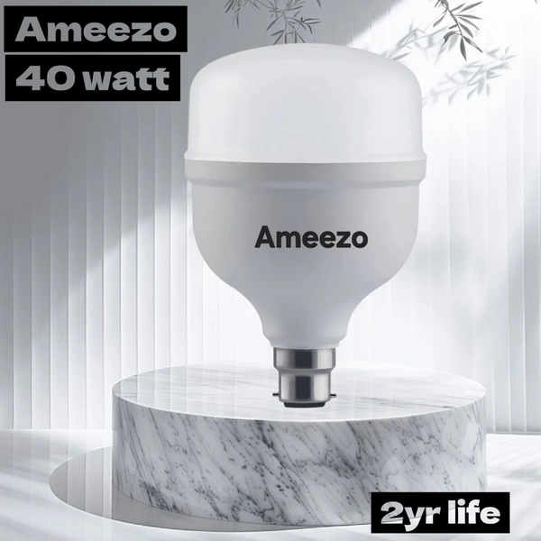 Ameezo 40 Watt Led Bulb (2yr Warranty) - White, 40