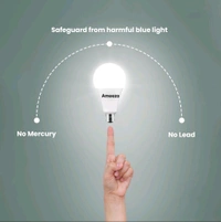 Ameezo 23 Watt Led Bulb, 6500k-cool White (2yr Warranty) - White, 23