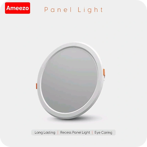 Ameezo 8watt |Panel Light Round |Downlight |Cool White |for Ceiling (2yr Warranty) 5 Inch - 5 Inch, 10, white