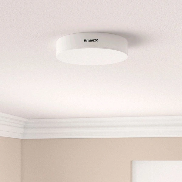 Ameezo 8w Rimless Surface Panel|Round |cool White | Inch (2 Yr Warranty) - White, 8