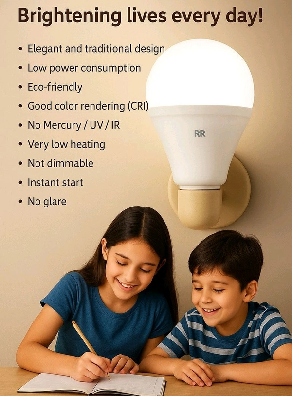 Ameezo 23 Watt Led Bulb, 6500k-cool White (2yr Warranty) - White, 23