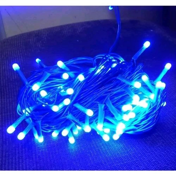 Full Pixel LED Diwali Decoration Light Blue Jhalar (25 Mtr) - 25 Mtr