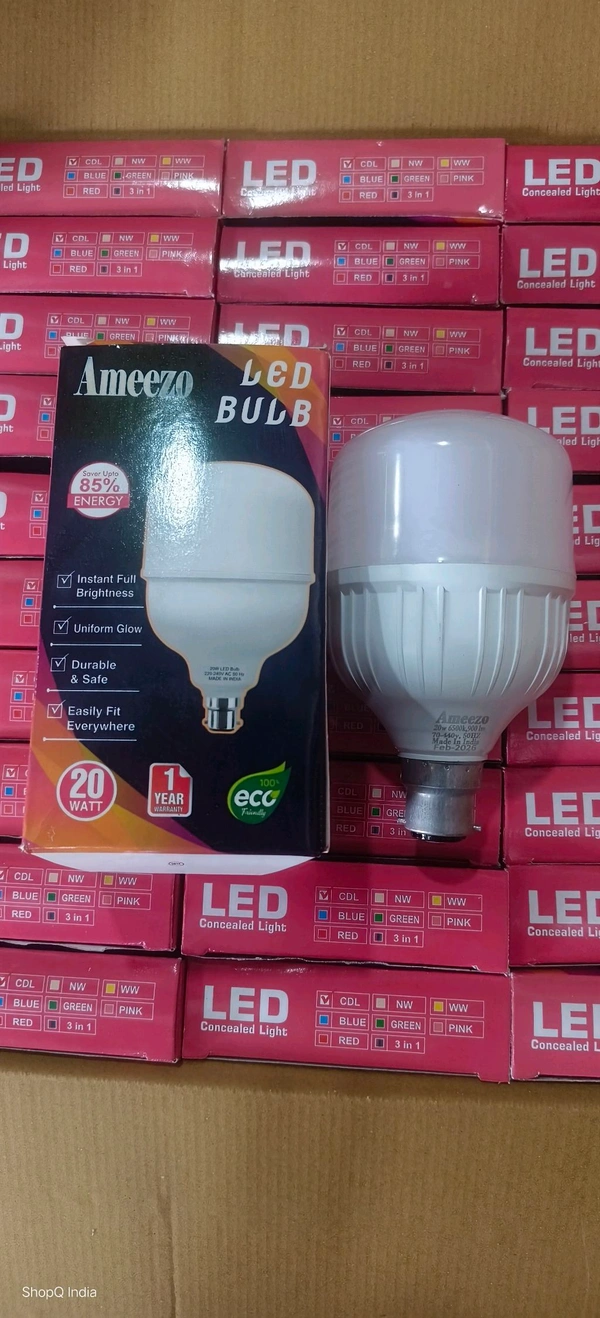 Ameezo 20w Led Bulb Big Dome Body (2yr Warranty)